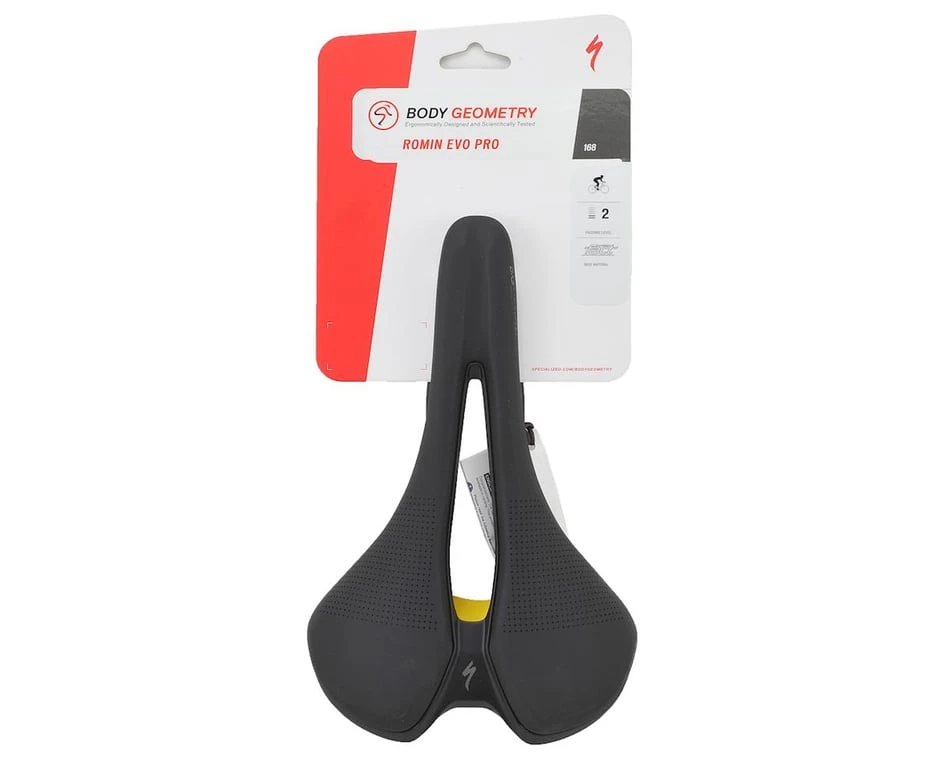 Specialized Romin Evo Pro Saddle (Black) (Carbon Rails) (168mm) - Image 5
