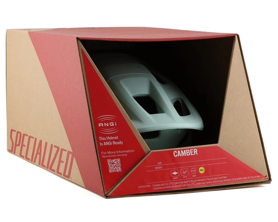 Specialized Camber Mountain Helmet (White Sage/Deep Lake Metallic) (CPSC) (XS) - Image 4