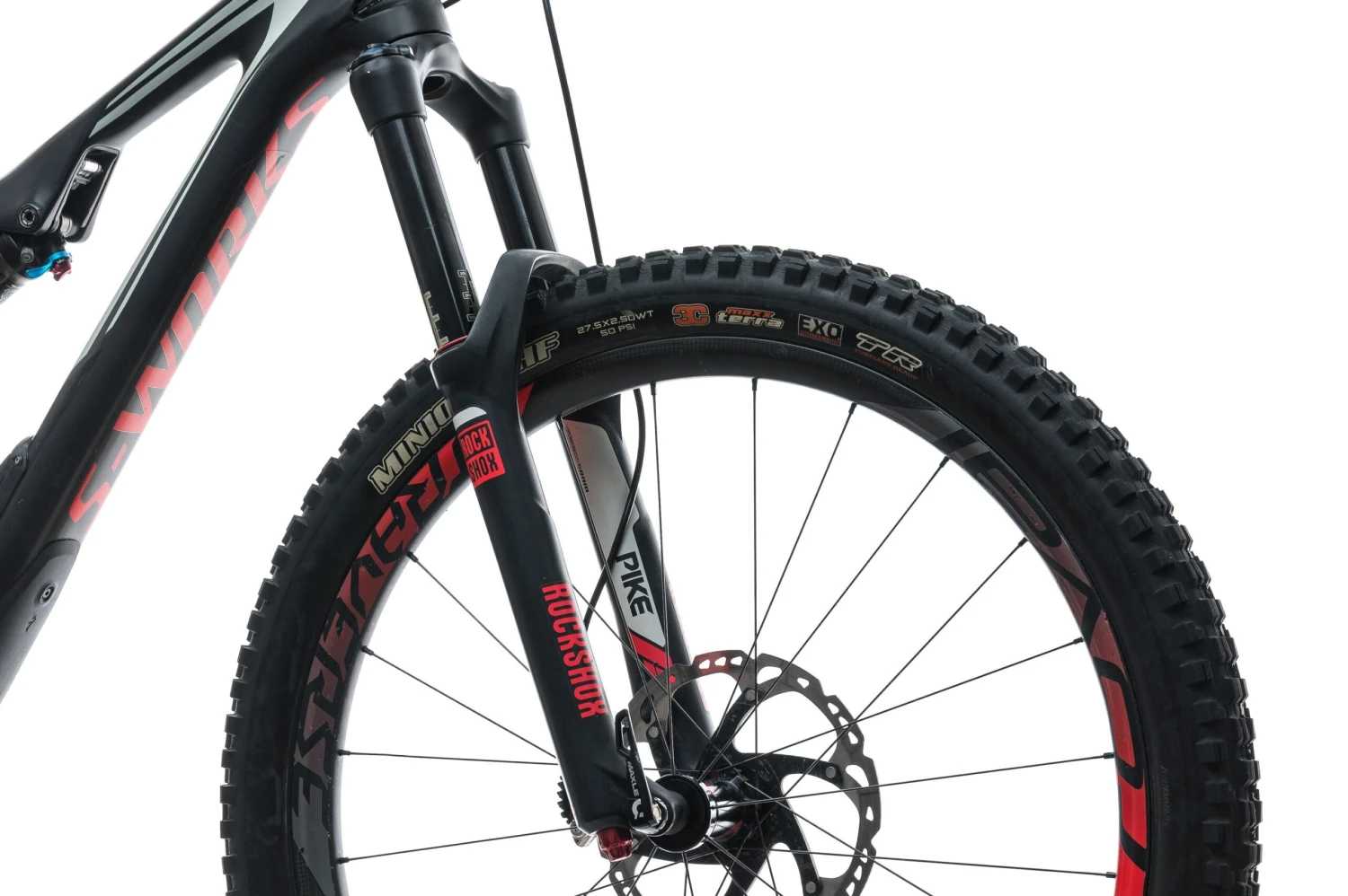 Specialized S-Works Stumpjumper FSR 650b Mountain Bike - 2016, Medium - Image 6